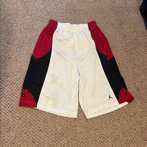 Vintage Jordan Athletic Shorts Red Black White